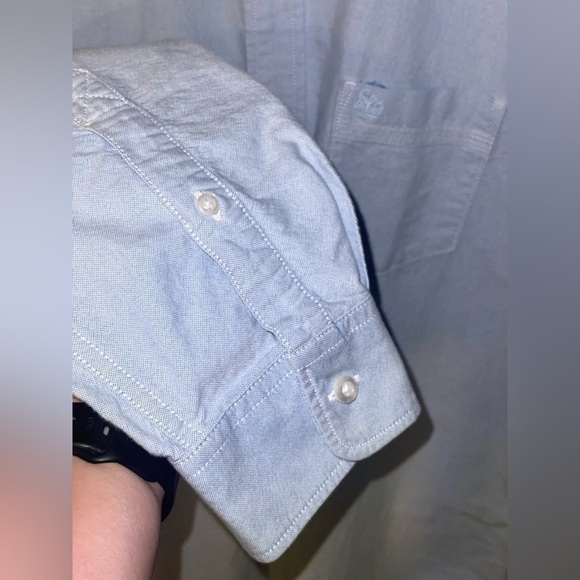 Vintage Y2K TIMBERLAND denim button up long sleeve shirt - Picture 7 of 13